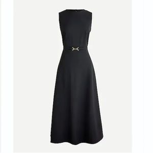 😍 NEW J. Crew A-line Midi Dress Italian Wool 4